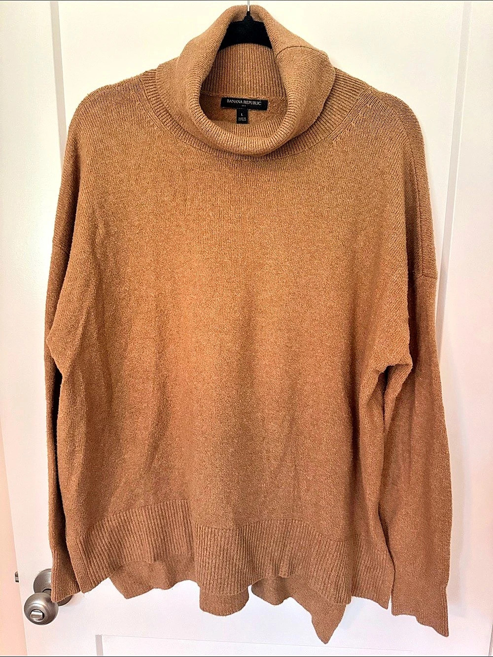 Banana Republic Cowl Neck Sweater in Brown Size Large